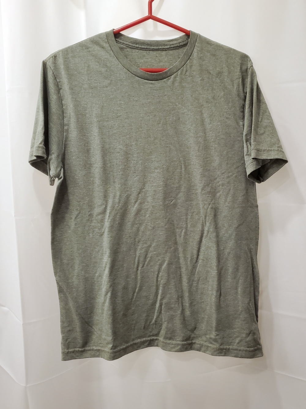 Cotton Short Sleeve Tee — Heather Green